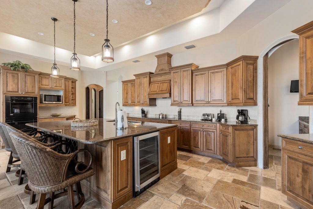 Kitchen inside a house
